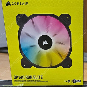 커세어 sp140 rgb elite 쿨링팬 1개