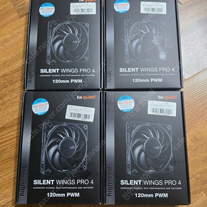 be quiet SILENT WINGS PRO 4 PWM 120mm 4개