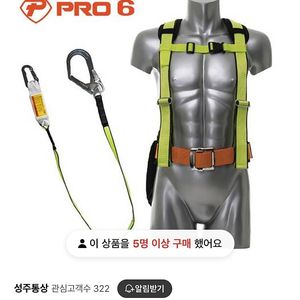 pro 6 상체식 안전벨트 안전그네 안전대