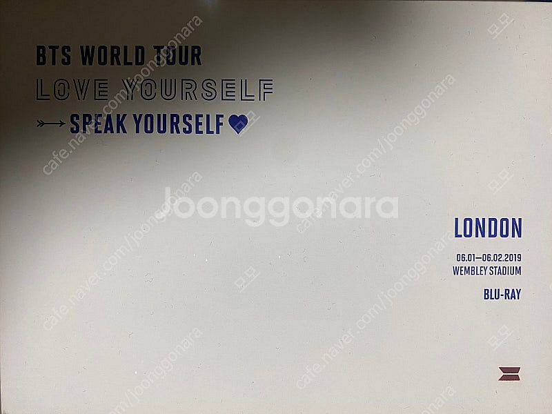BTS 러브유어셀프 런던 블루레이--0
