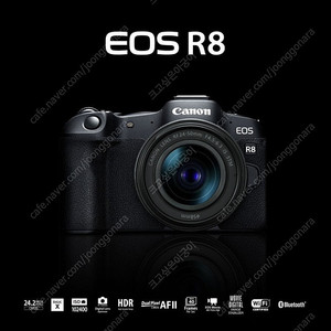 캐논 EOS R8 바디+정품배터리 증정