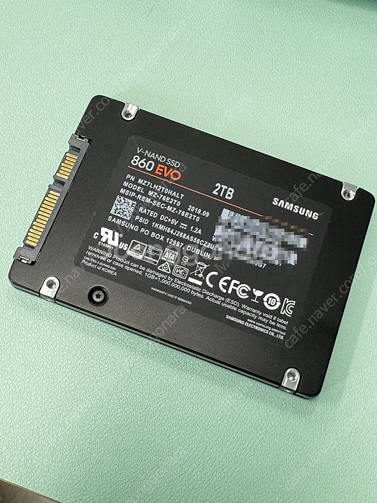 EVO 860 2TB 팝니다--1