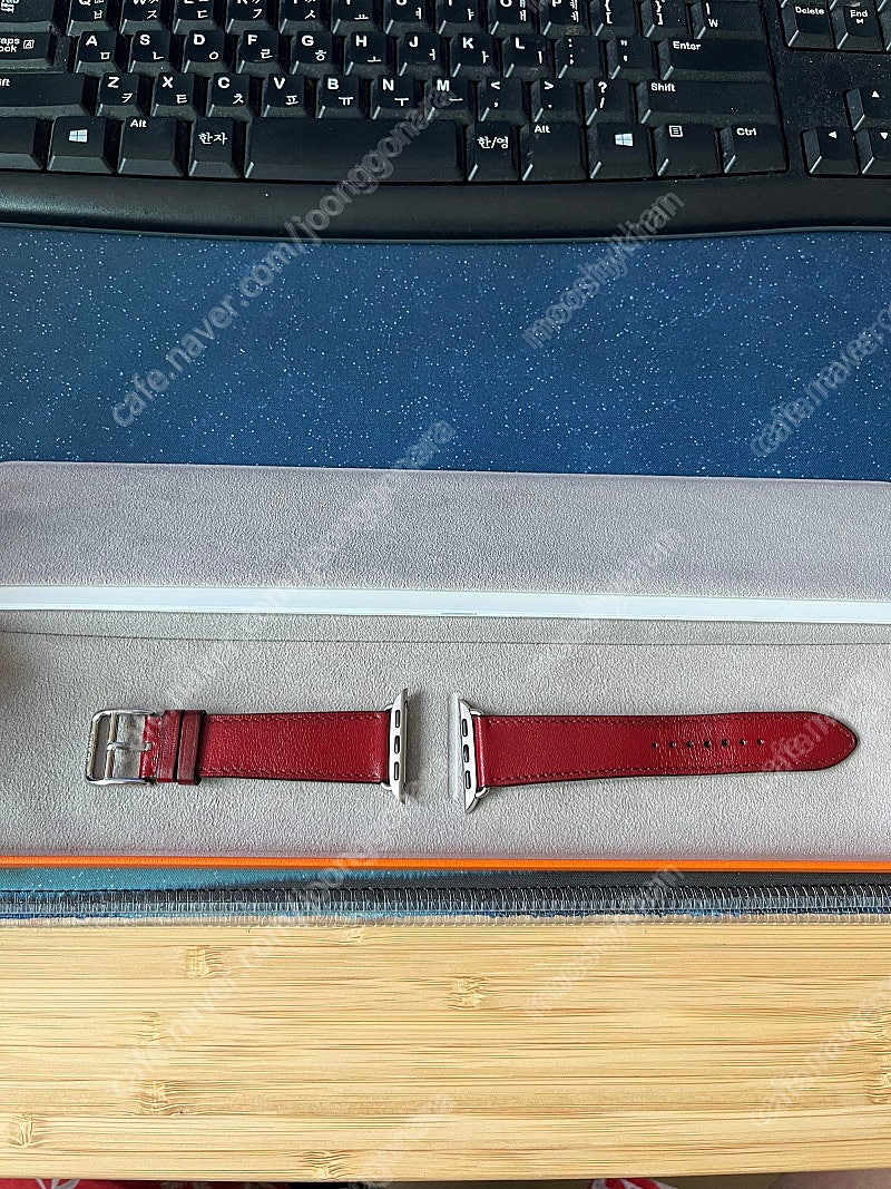 애플워치 에르메스 스트랩 바레니아 RED 41mm