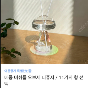 메종 머쉬룸 오브제 디퓨저 (11가지 향 중 택1 / 카카오톡 선물하기)