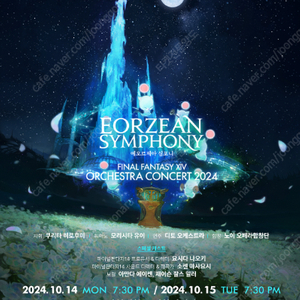 FINAL FANTASY XIV ORCHESTRA CONCERT 2024 파이널판타지 콘서트 1열 2연석