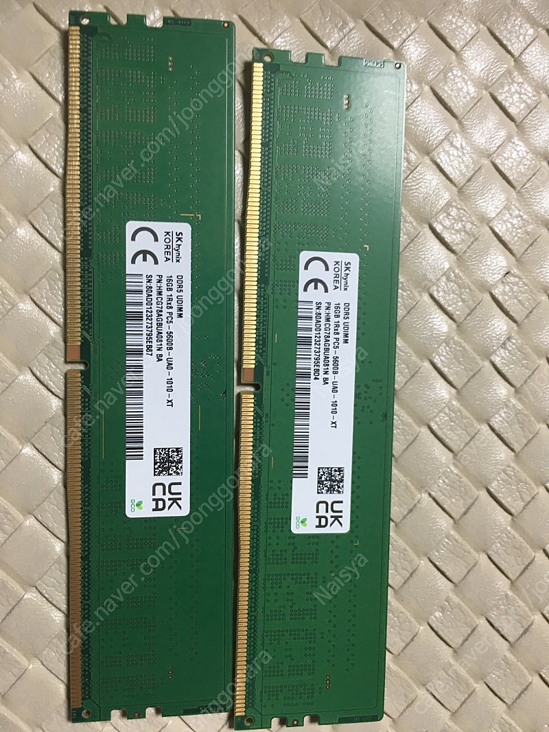 SK하이닉스 DDR5-5600 16기가 2개
