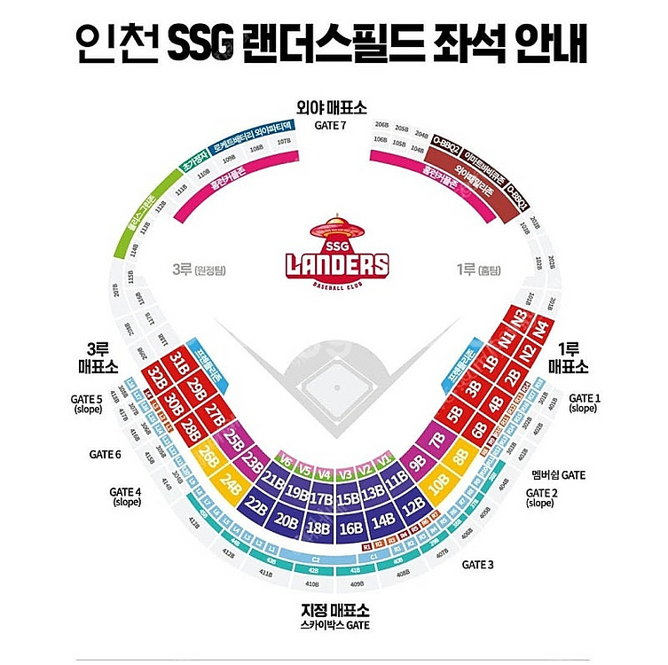 8월 10일 SSG랜더스 VS 두산베어스 1층 피코크 ...--0