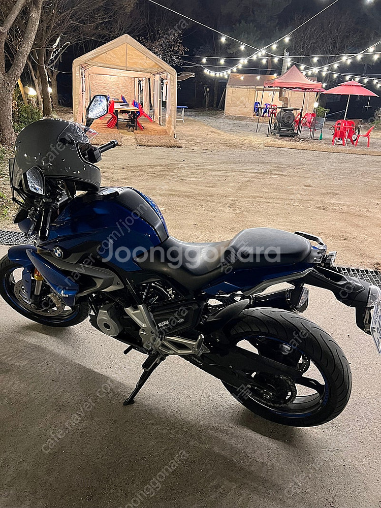 BMW G-310R 블루 배기 구조변경 완--0
