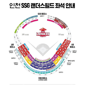 8월 10일 SSG랜더스 VS 두산베어스 1층 피코크 테이블 3연석 양도합니다. (통로)