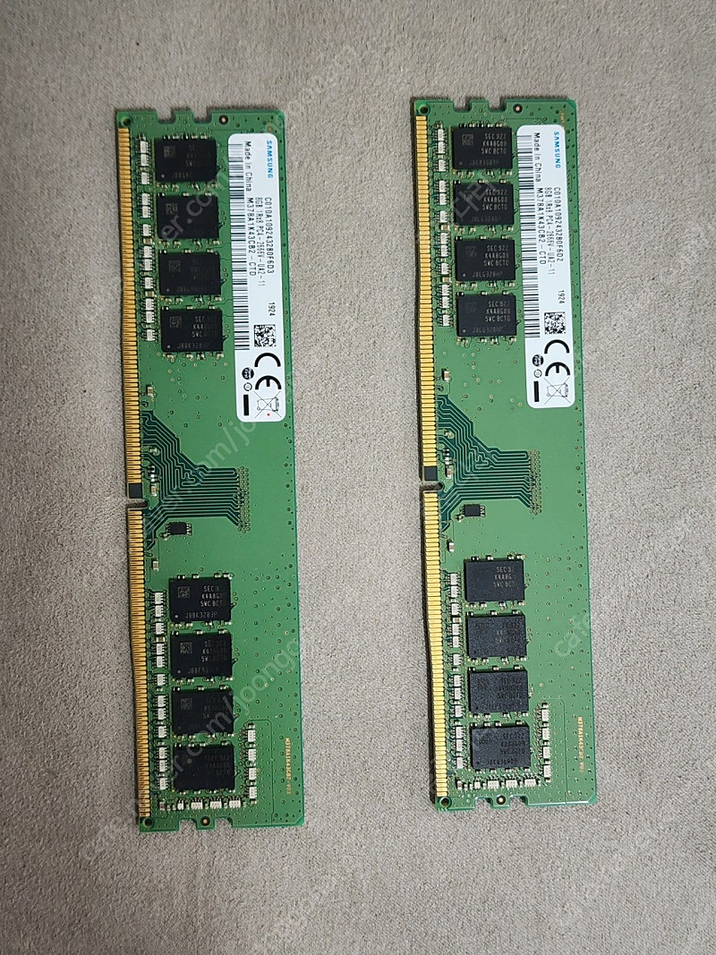 삼성 ddr4 8gb 2666 RAM 램 2개 일괄
