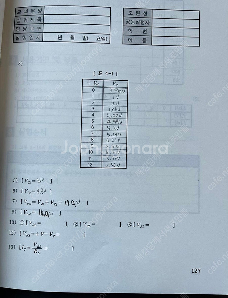 그린 출판사) 전자회로실험 박주태--1