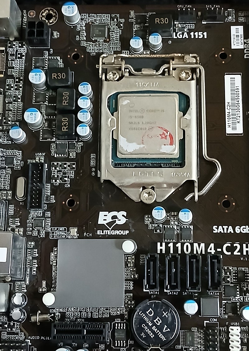 인텔CPU i5 6500 / 라데온 그래픽카드 HD6950 (싱글팬) /파워스테이션 650W 파워