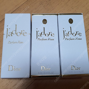 쟈도르 퍼퓸 도 오드퍼퓸 5ml x 3ea 택포 6만원