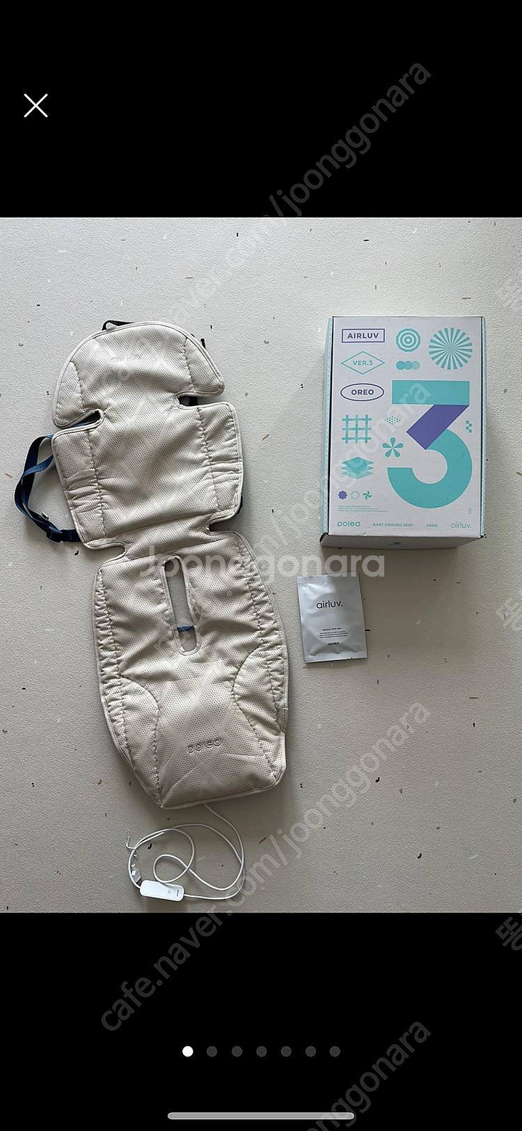 폴레드 에어러브3 오레오 / 유모차 통풍시트 라이너--0