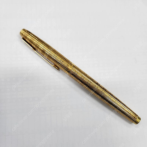 파카 75 골드 타탄 금촉 XF닙 PARKER 75 PLATED TARTAN 14K GOLD 585 XF Nib FRANCE - P0509