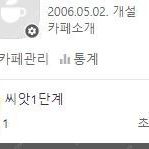 2006년 네이버카페 3개 양도합니다.