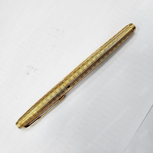 파카 75 골드 타탄 금촉 F닙 PARKER 75 PLATED TARTAN 14K GOLD 585 F Nib USA- P0510