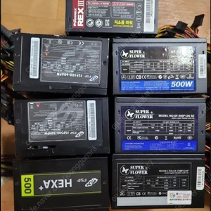 특가) 정격 브랜드 파워 500W 잘만,마이크로닉스,FSP,슈퍼플라워