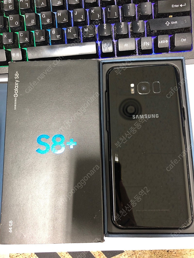 191744 SK 갤럭시S8플러스 갤럭시S8+ 블루 외관SS급 128GB 무잔상급 12만 부천