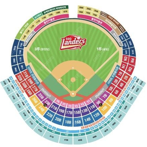 (정가 이하) 8월11일(일) SSG 랜더스 vs 두산베어스 3루 의자지정석 23블록 4연석