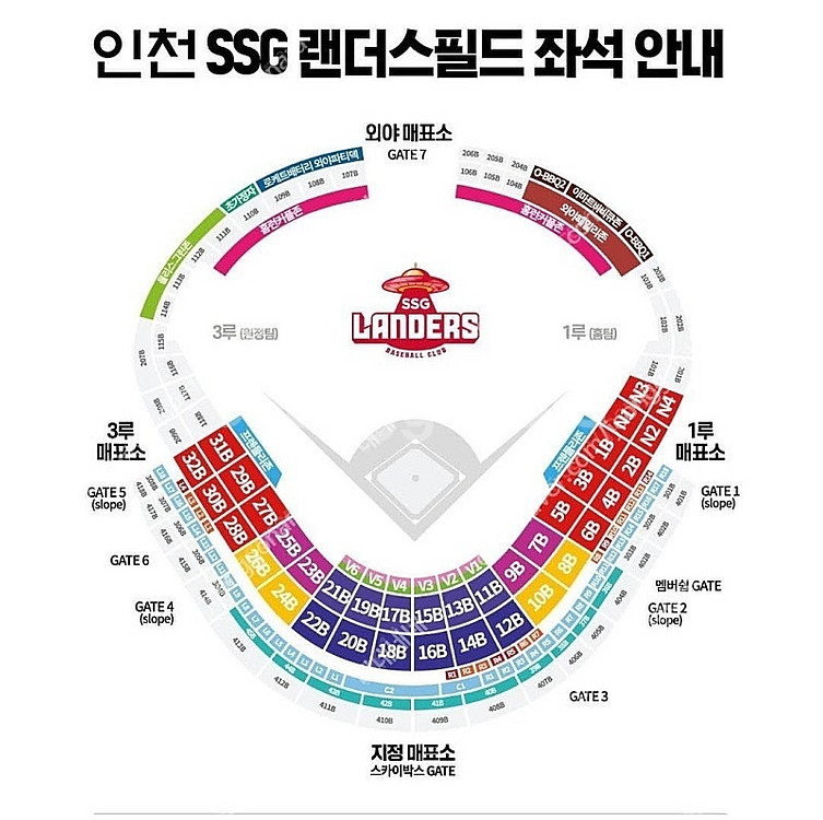 8월 10일(토) SSG랜더스 VS 두산베어스 1층 피...--0