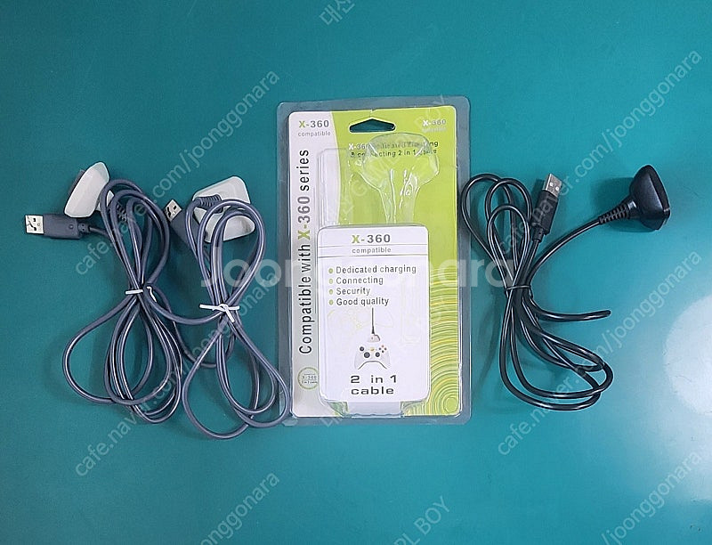 xbox 360 패드 USB 충전/충전 중 게임 케이블--0