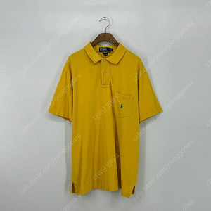 폴로 랄프로렌 포켓 반팔 카라 티셔츠 (M size / YELLOW)