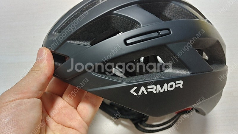 3번 착용) 카머 브리오 CARMOR Breeo 자전거헬멧 블랙 라지 사이즈 팝니다.(택포4만)--8