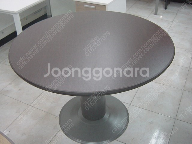 부천시 원형테이블 원탁 사무용 탁자 식탁 900mm 5...--2