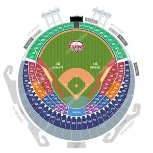 원가양도!!!! 8월7일 두산vsLG 1루 블루석 2연석 양도합니다