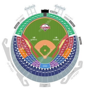 원가양도@최저가@ 8월7일 두산vsLG 1루 블루석 2연석 양도합니다
