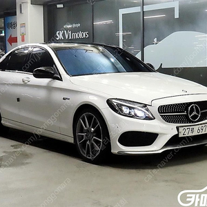 [벤츠]C클래스 W205 C43 AMG 4MATIC ★중고차★중고차매입★전액할부★저신용자★신불자★소액할부★현금★카드 전부 가능합니다!