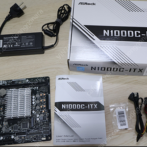 ASROCK N100DC-ITX (ITX 보드) + 19V 아답터