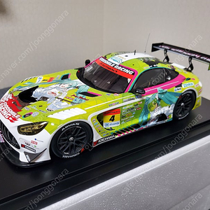 1:18 스케일 굿스마일 레이싱 2022 하츠네 미쿠 벤츠 AMG GT3 레진 다이캐스트 모형자동차 22.9만 판매합니다.