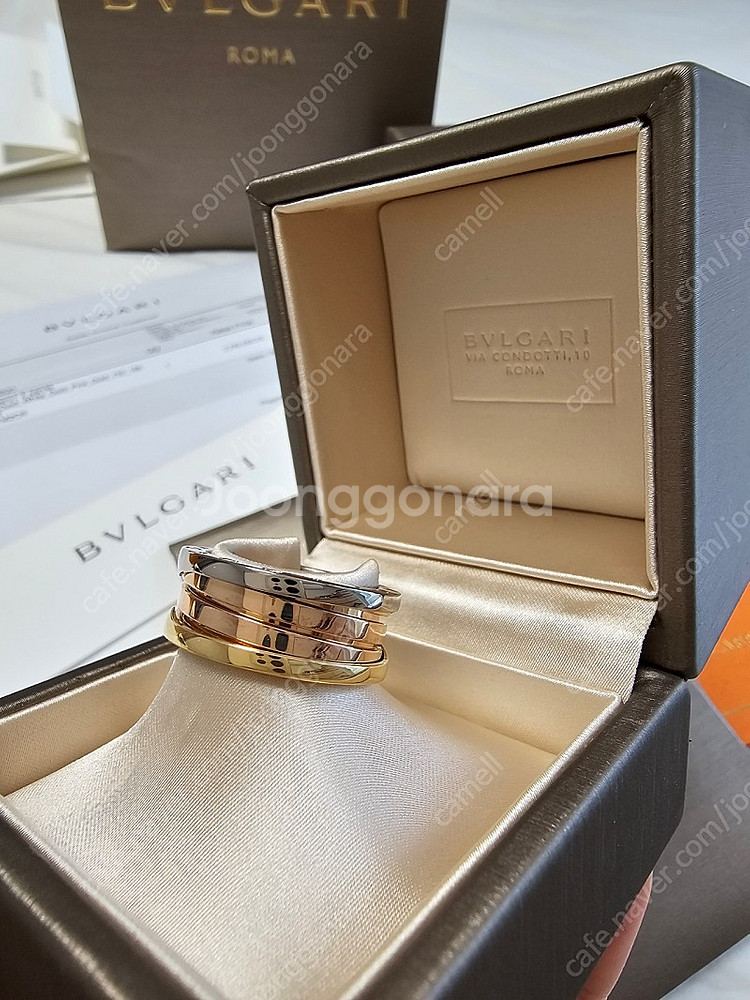 불가리 비제로원 3색 3밴드 가격 다운--0