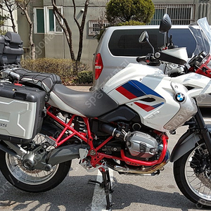 BMW R1200GS 및 장비와 의류