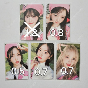 덤O) 아이브 다이브 3기 키트 포카. 원영.유진.레이.리즈.가을