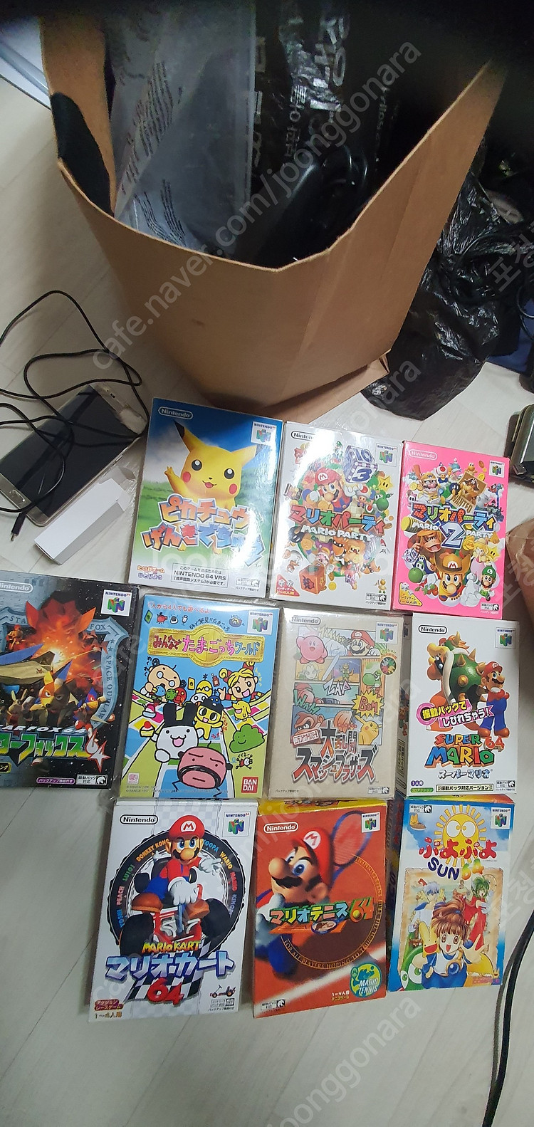 닌텐도64 n64팩 팔아요.​마리오파티 1 ,2 마리오...--1