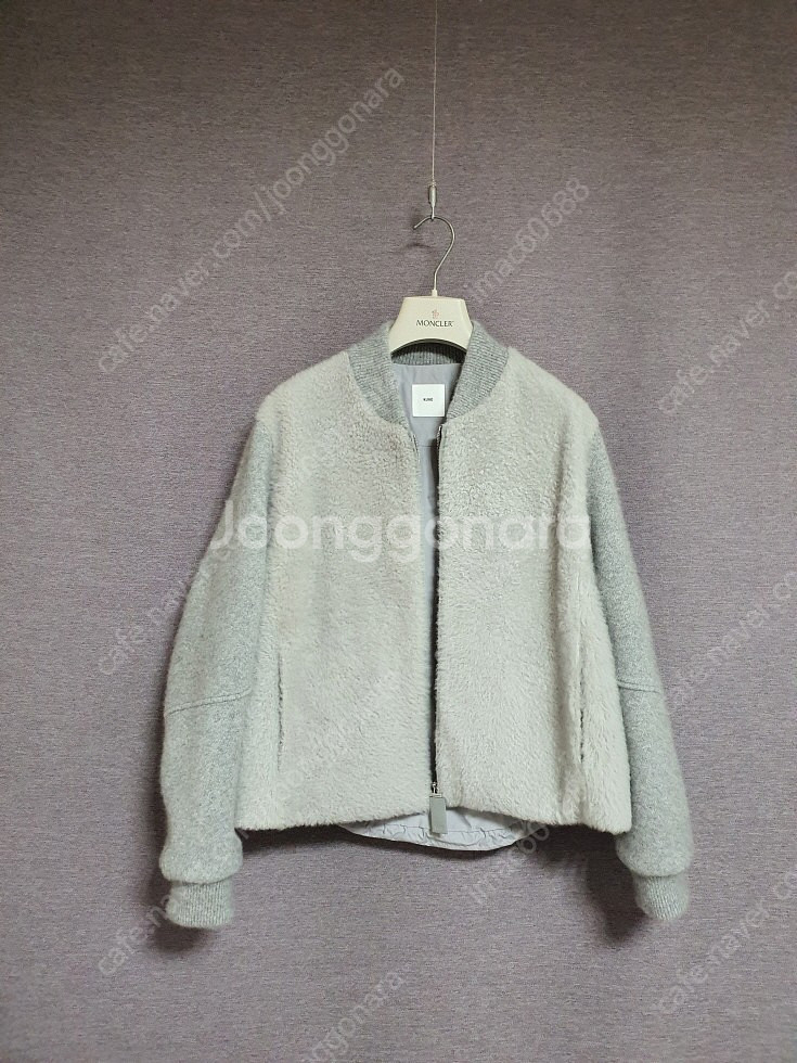 kuho 구호 23fw 양모 무스탕 구스 다운 패딩 코...--2