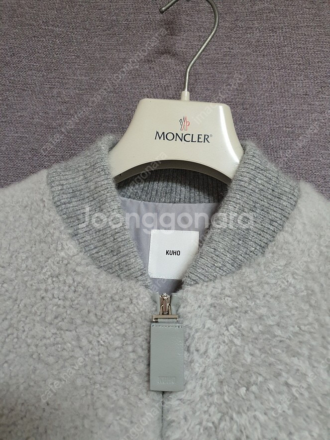 kuho 구호 23fw 양모 무스탕 구스 다운 패딩 코...--4