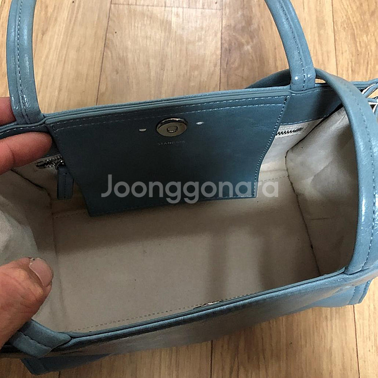 깨끗 스탠드오일 가죽 숄더백--6