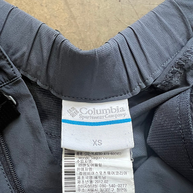 26) 컬럼비아 기능성원단 7부바지 여성 등산바지 노스페이스 아이더 네파 이미지