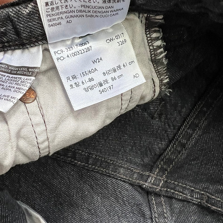 25) 리바이스501 청반바지 핫팬츠 게스 캘빈클라인 디젤 이미지