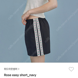 위드아웃썸머 rose easy short 로즈 이지 쇼츠:)