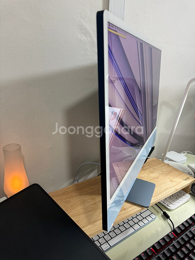 M1 아이맥 블루 24형 고급형 8GB 512GB 풀패...--7