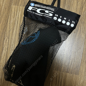 fcs 5mm 글러브 xs