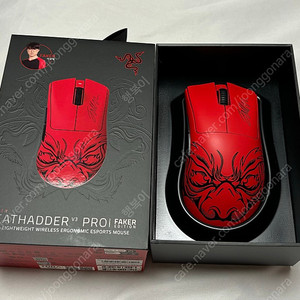 RAZER Deathadder V3 Pro Faker Edition (데스에더 V3 프로 페이커에디션) 웨이코스정품