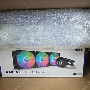 NZXT KRAKEN ELITE RGB 360 블랙. 화이트 미개봉 판매