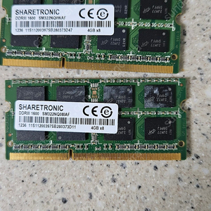 DDR4 4G 노트북메모리 2개