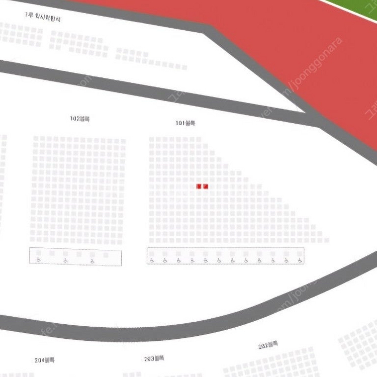 lg vs nc 잠실 8/9 금요일 경기 1루 레드석 ...--0